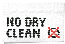 No Dry Clean